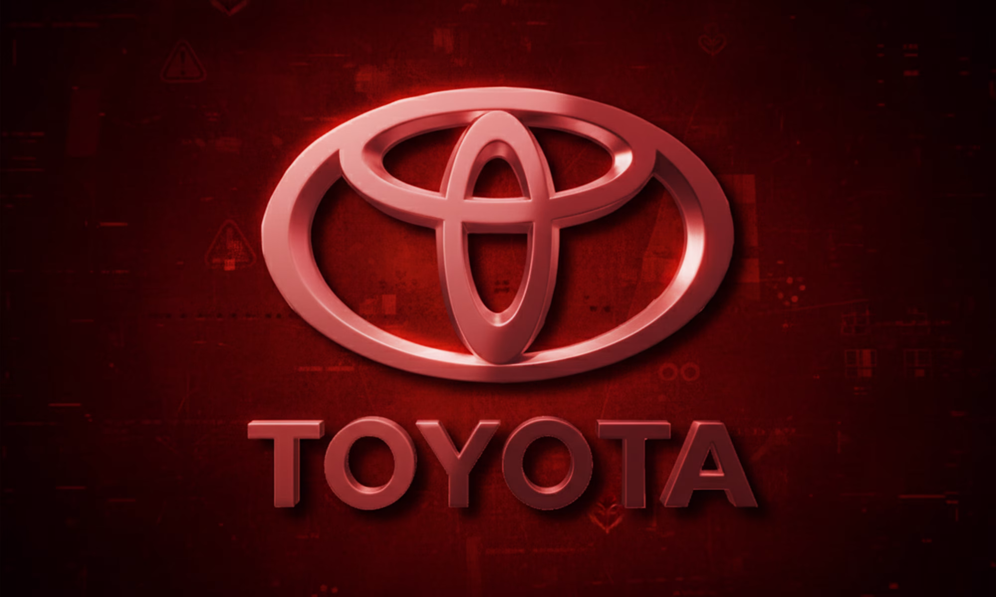 Toyota Scam in Sri Lanka – Red Toyota logo used in ToyotaSmartPricing.com scam, symbolizing online fraud impersonating global brands.